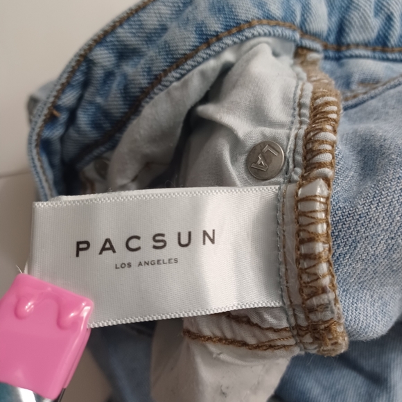 Pacsun Mom Jeans Juniors Plus Size 27 Medium Wash Denim -High Rise - Picture 7 of 16